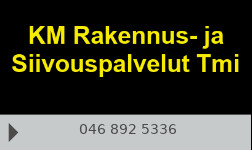 KM Rakennus- ja Siivouspalvelut Tmi logo